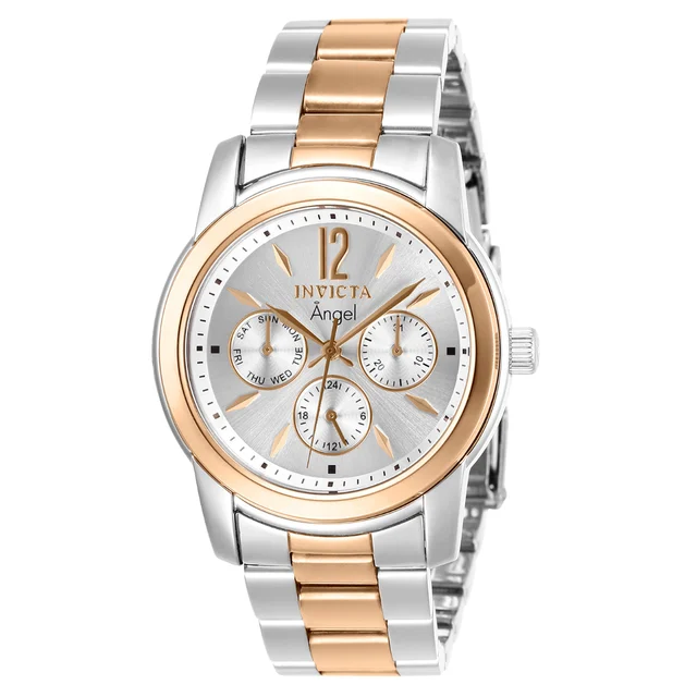 Invicta Angel Watch - 38mm, Steel, Rose Gold (ZG-11736) kol saati