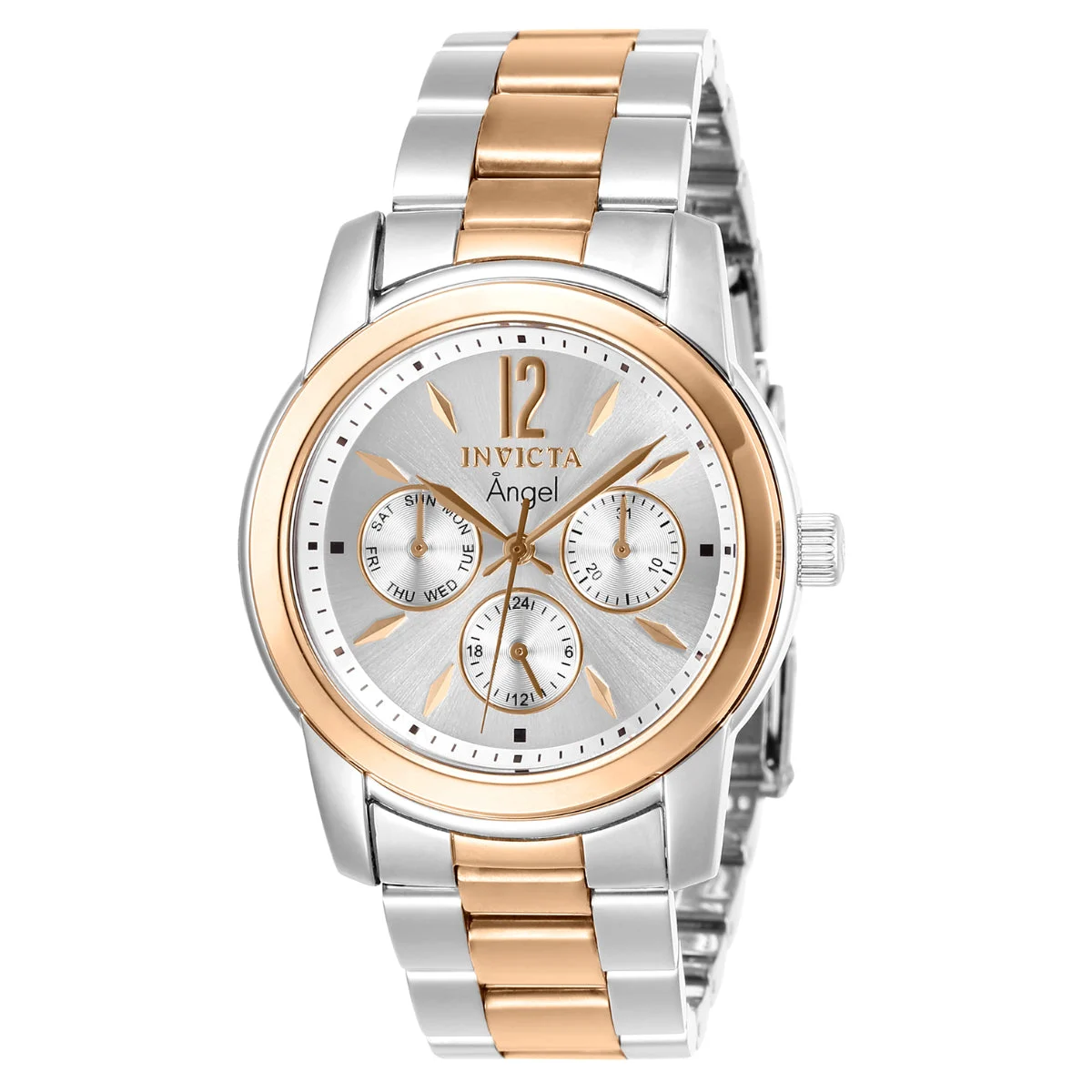 Invicta Angel Watch - 38mm, Steel, Rose Gold (ZG-11736) 38 mm kol saati