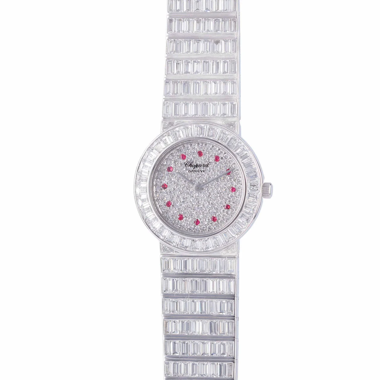 Chopard CHOPARD REF. 105631, DIAMOND , 18K WHITE GOLD, NEW OLD STOCK kol saati