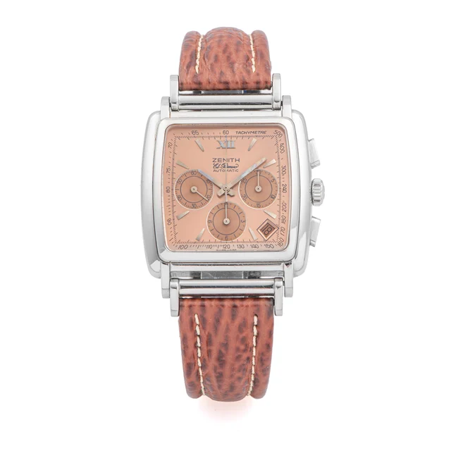 Zenith ZENITH, REF. 90/01 0420 400, EL PRIMERO CHRONOGRAPH, STEEL kol saati