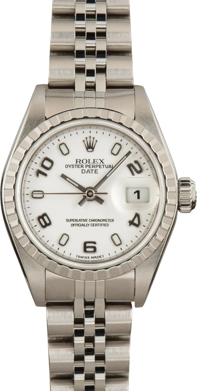 Rolex Date 79240 Blue Roman 26 mm kol saati