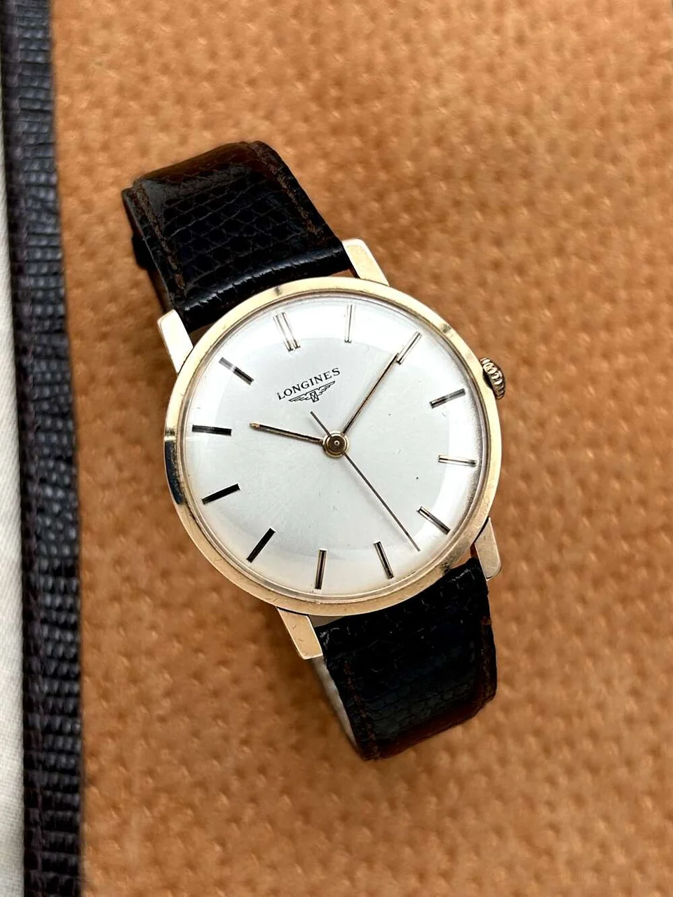 Longines Gold 1967 Manual 34 mm, a cuerda. Longines 18K Gold 1967 Manual 34 mm, a cuerda. 34 mm kol saati