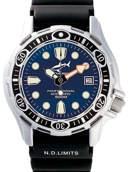Chris Benz meter Automatic Dive watch with Sapphire Crystal #CB-500-B-KBS 39 mm kol saati