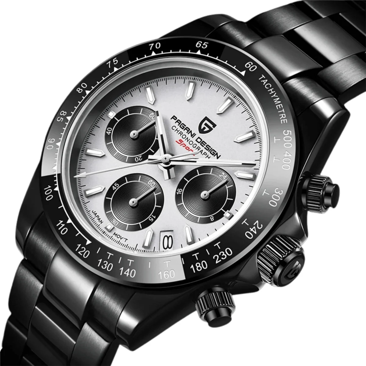 Pagani Design Full Black fullblack 40 mm kol saati