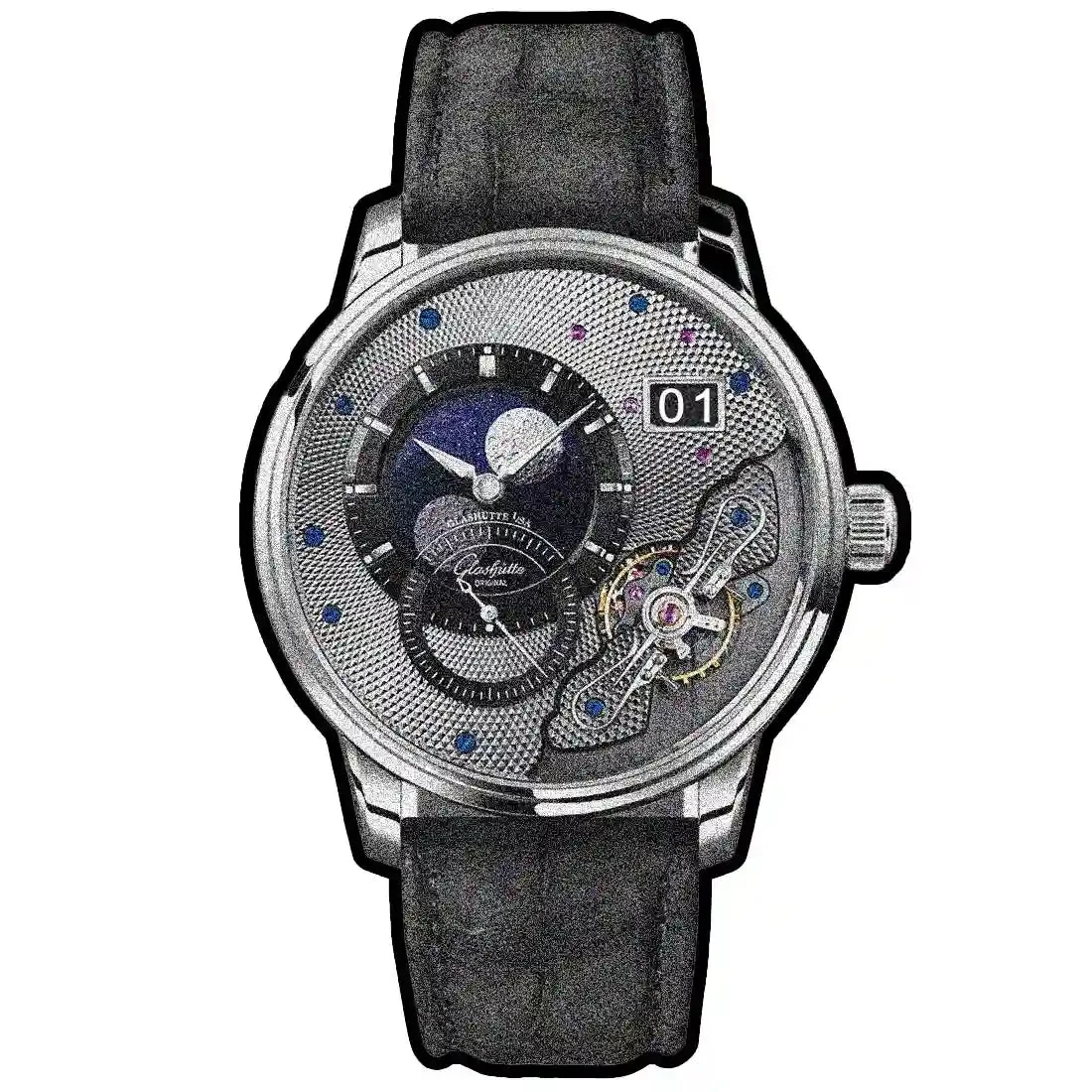 Glashutte Original Senator 47465 42 mm kol saati