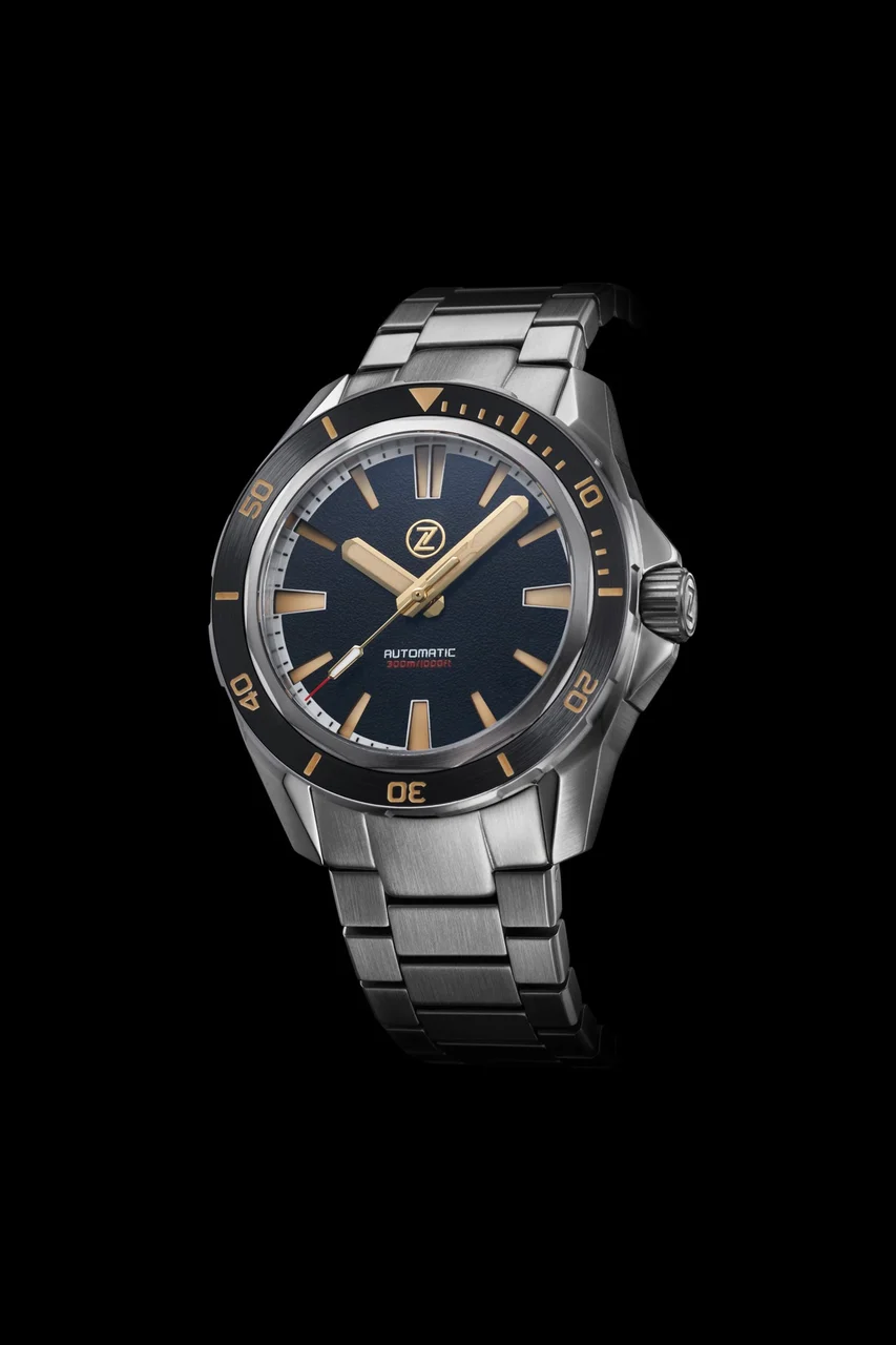 Zelos Swordfish V2 300m Diver Seiko NH35 Black Sand 22 mm kol saati