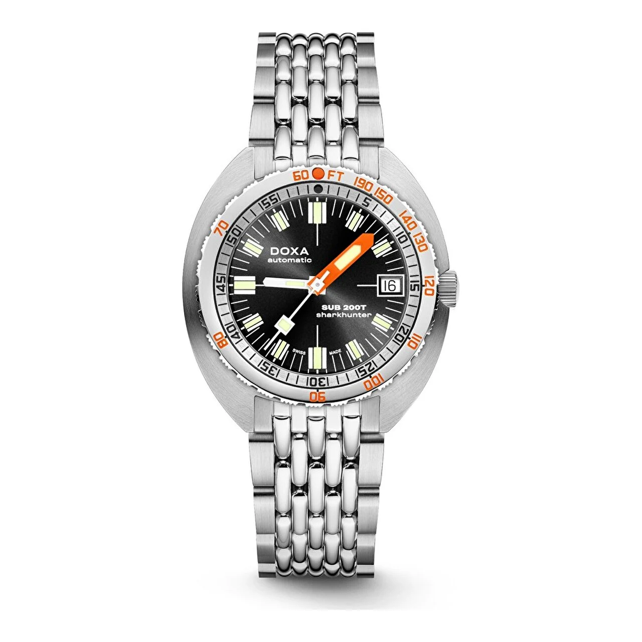 Doxa SUB 200T Sharkhunter 804.10.101S.10 39 mm kol saati