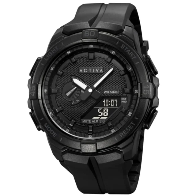 Activa Invicta Digital Essentials Watch - 53mm, Black (ACW2583-001) kol saati