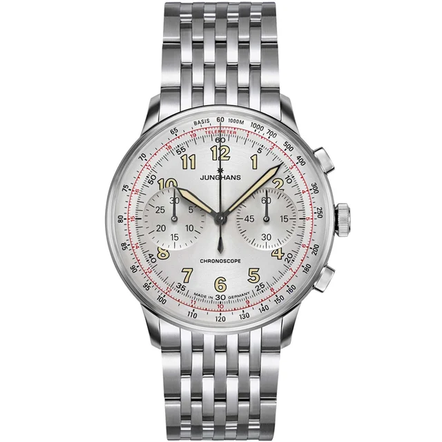 Junghans Meister Telemeter Silver Dial 027/3880.46 kol saati