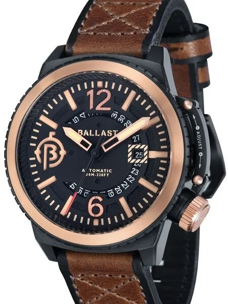 Ballast Trafalgar Automatic Watch with Unique Bezel System #BL-3133-03 kol saati