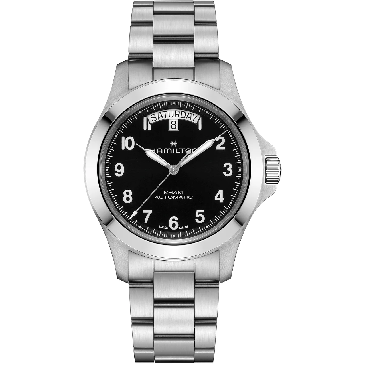 Hamilton Khaki Field King Day-Date 40mm H64475131 40 mm kol saati