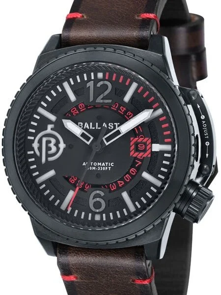 Ballast Trafalgar Automatic Watch with Unique Bezel System #BL-3133-04 kol saati