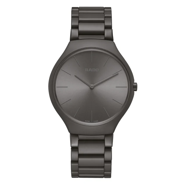 Rado True Thinline Les Couleurs™ Le Corbusier Iron grey 32010 R27091612 kol saati