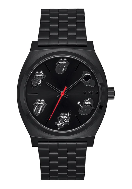 Nixon US Rolling Stones Time Teller - All Black A1356-001-00 kol saati