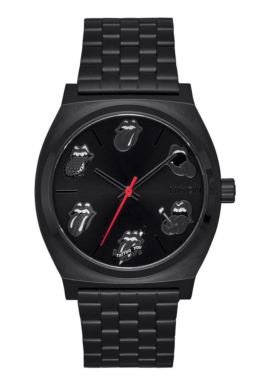 Nixon US Rolling Stones Time Teller - All Black A1356-001-00 kol saati