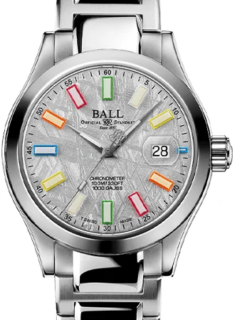 Ball Watch Co. Engineer III Marvelight Chronometer Meteorite - Rainbow Lume Ref. NM9026C-S
