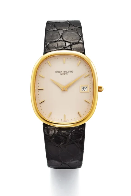 Patek Phillipe PATEK PHILLIPE REF. 3747, QUARTZ, IVORY DIAL; “ELLIPSE”; 18K YELLOW GOLD ko