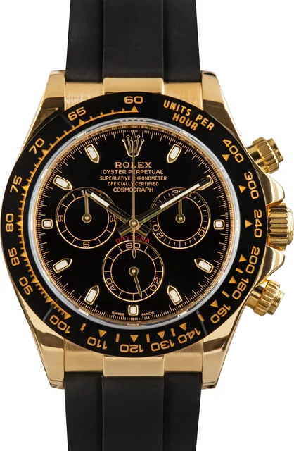 Rolex ROLEX, REF. 116518, DAYTONA, MOTHER OF PEARL DIAL, YELLOW GOLD kol saati