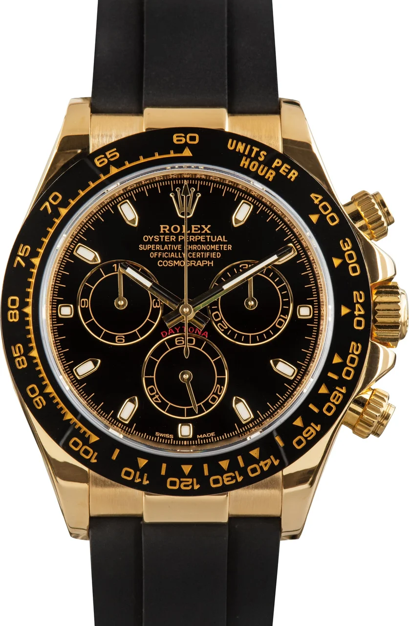 Rolex ROLEX, REF. 116518, DAYTONA, MOTHER OF PEARL DIAL, YELLOW GOLD 40 mm kol saati