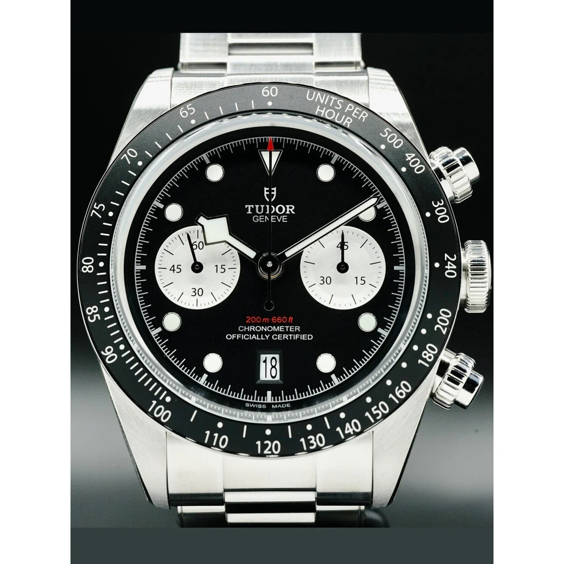 Tudor Chrono Black 210000054081 41 mm kol saati
