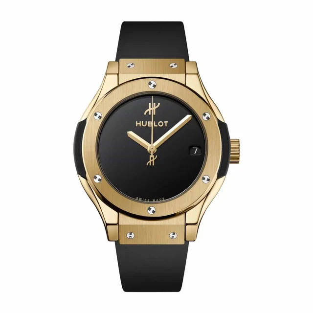 Hublot Classic Black Dial Hublot 581.VX.1230.RX.MDM Classic Black Dial kol saati