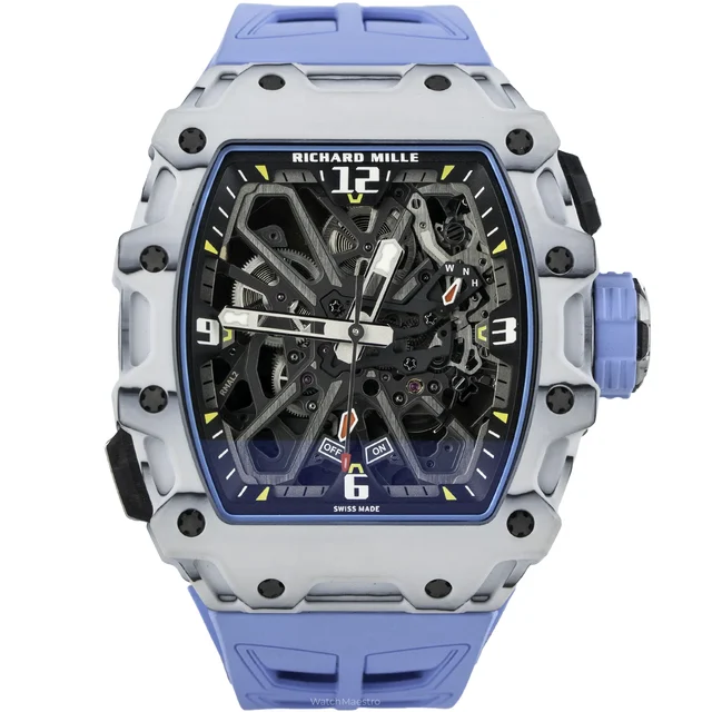 Richard Mille Rafael Nadal White with Blue Strap Richard Mille RM35-03 Rafael Nadal White