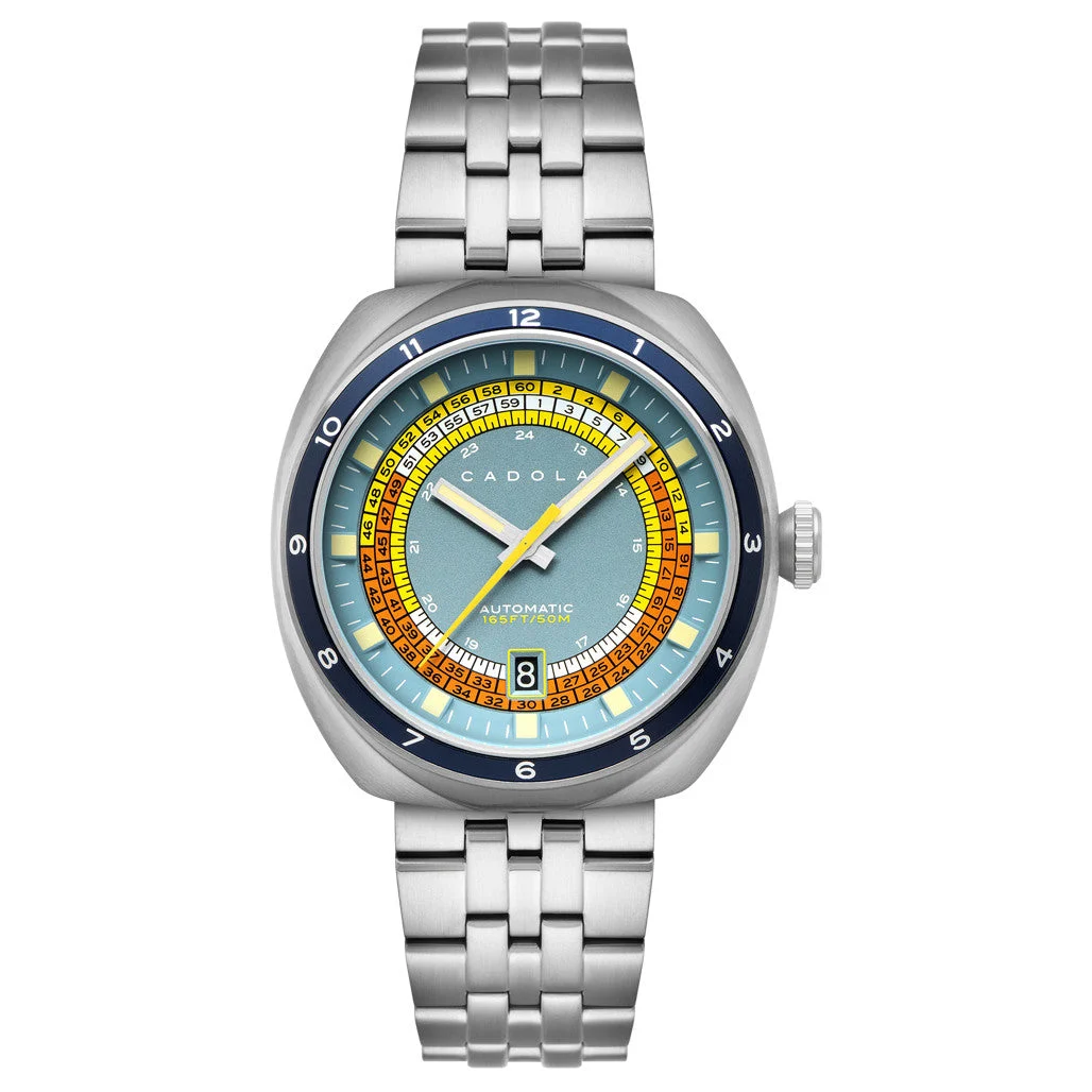 Cadola Giulia Suprema Automatic Watch with Celtic Blue Dial #CD-1044-22 kol saati