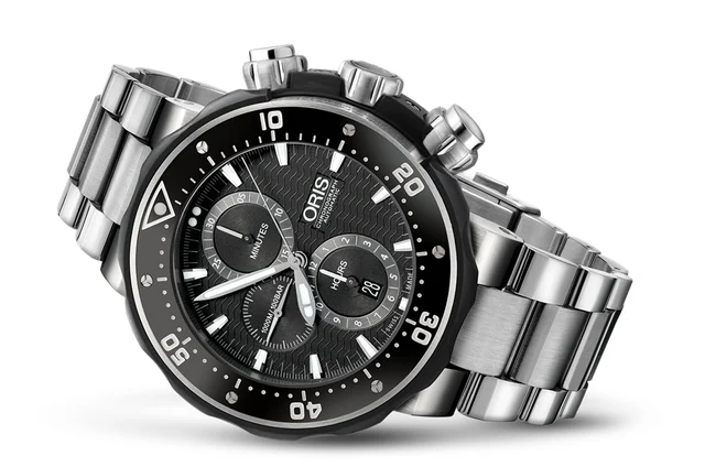 Oris ProDiver Chronograph 01 774 7683 7154-Set kol saati