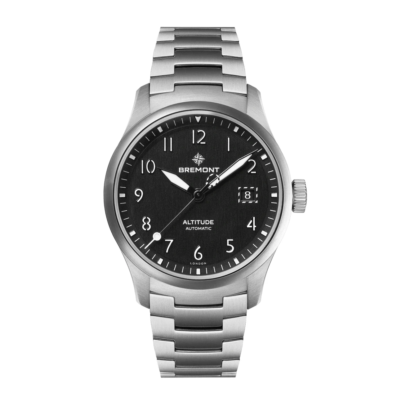 Bremont Altitude ALT39-DT-SS-BK-B 39 mm kol saati