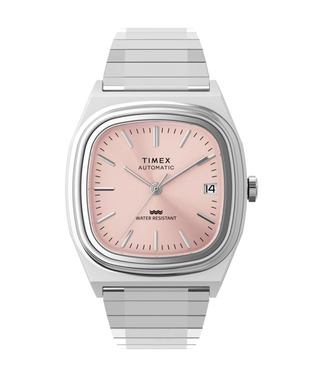Timex Automatic 1983 E Line 34mm Stainless Steel Expansion Band Watch TW2Y66800 34 mm kol saati