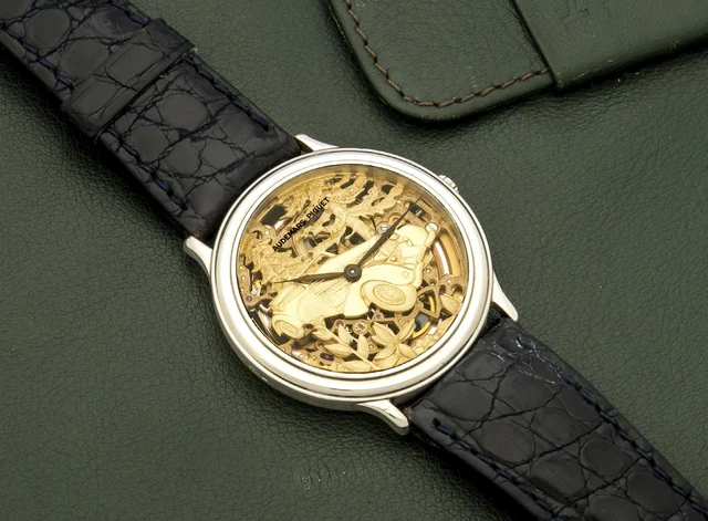 Audemars Piguet AUDEMARS PIGUET REF. 14710 SKELETON PLATINUM A fine and very rare self-win