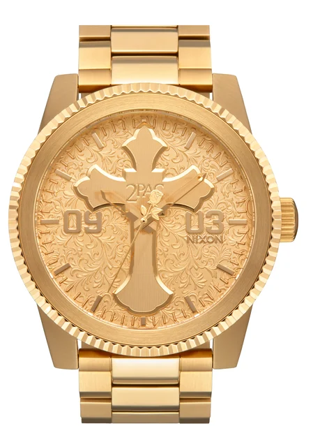 Nixon US Corporal - Gold / Gold A1377-509-00 kol saati