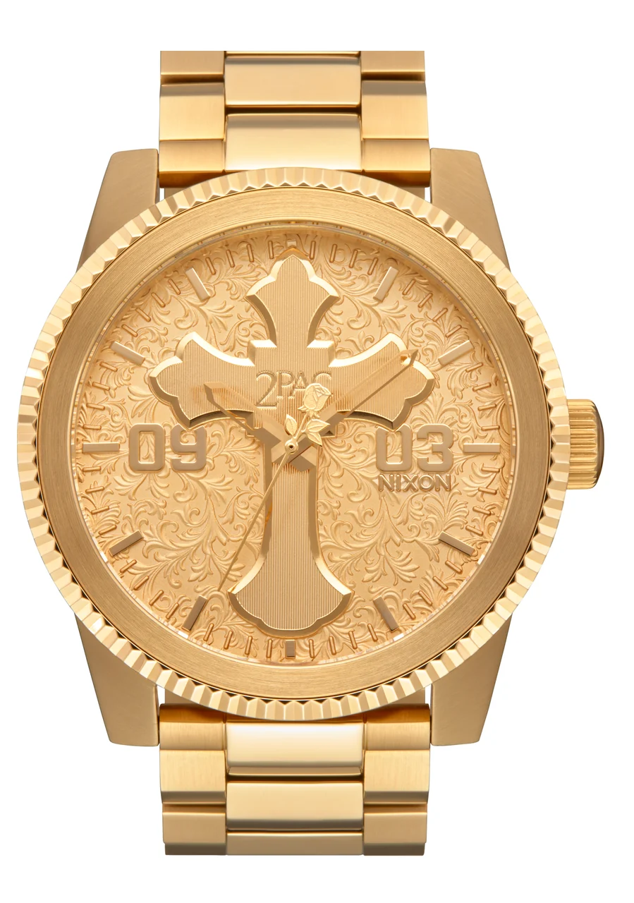 Nixon US Corporal - Gold / Gold A1377-509-00 kol saati