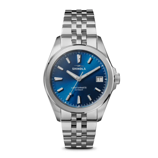 Shinola S0120315250-1-DayLtBlu-36-CHE kol saati