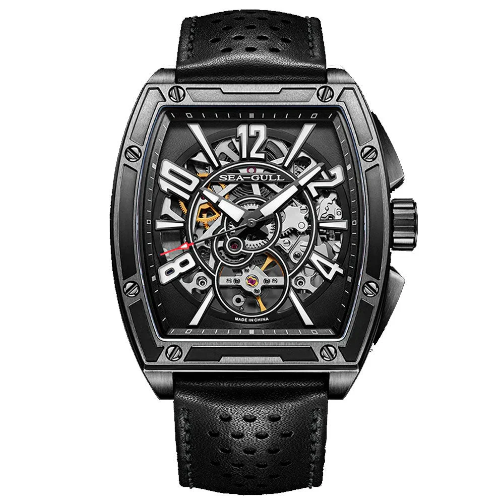 Sea-Gull Street Overlord 849.27.6138HK 42 mm kol saati