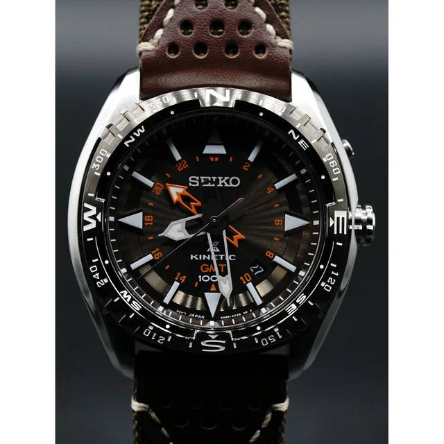 Seiko Prospex Land Kinetic GMT 100m Watch SUN061P1 210000018676 kol saati