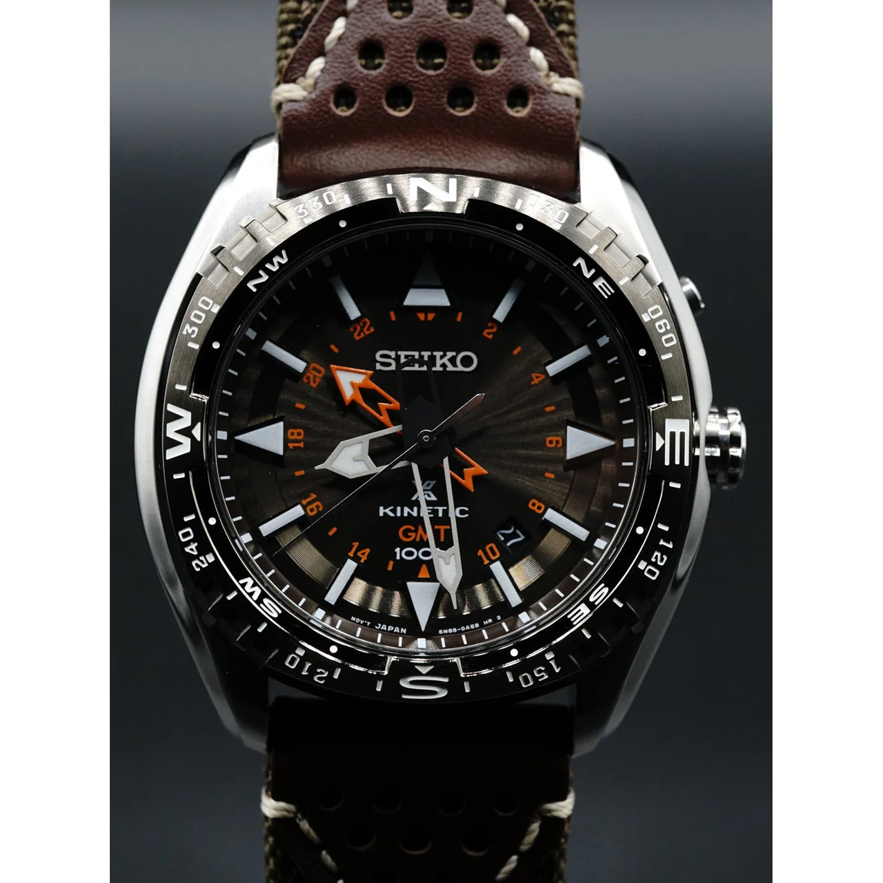 Seiko Prospex Land Kinetic GMT 100m Watch SUN061P1 210000018676 kol saati