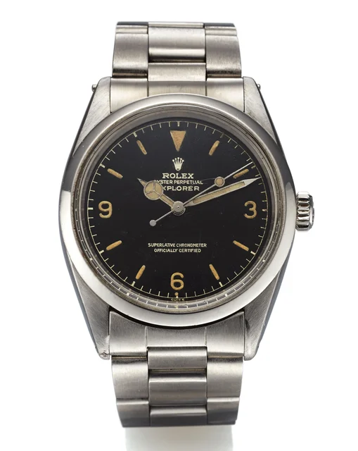 Rolez ROLEZ REF. 1016 EXPLORER GILT DIAL STEEL kol saati