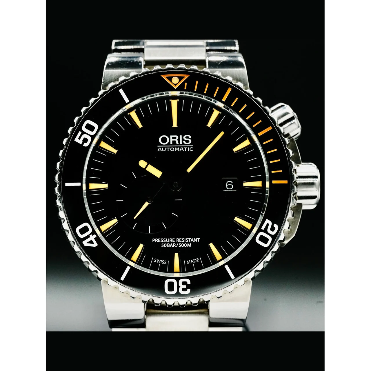 Oris Carlos Coste Limited Edition 210000038063 46 mm kol saati