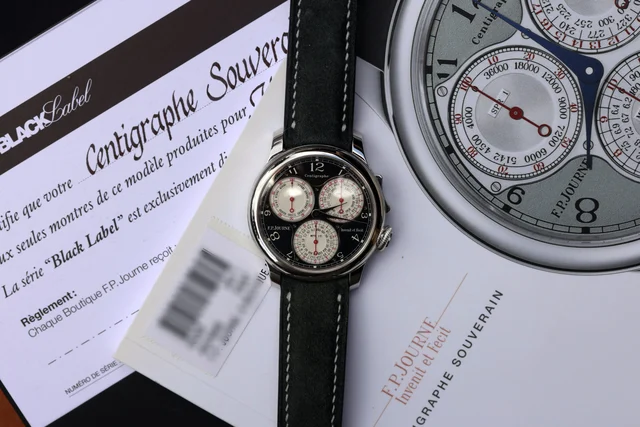 F.P. Journe Centigraphe Souverain ref. CT “Black Label” kol saati