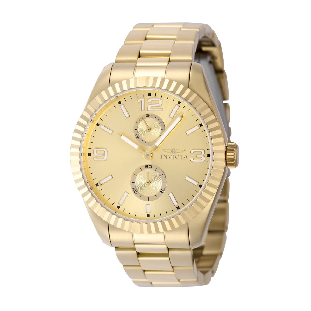 Invicta Specialty Axial Bloom Watch - 43mm. Gold (49529) 43 mm kol saati