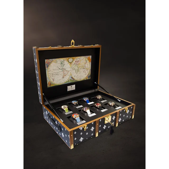 Louis Moinet Around the World in 8 Days around-world-set kol saati