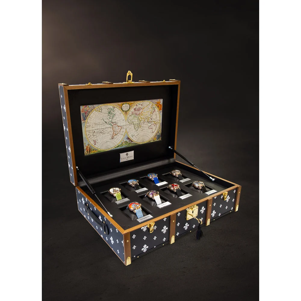 Louis Moinet Around the World in 8 Days around-world-set kol saati