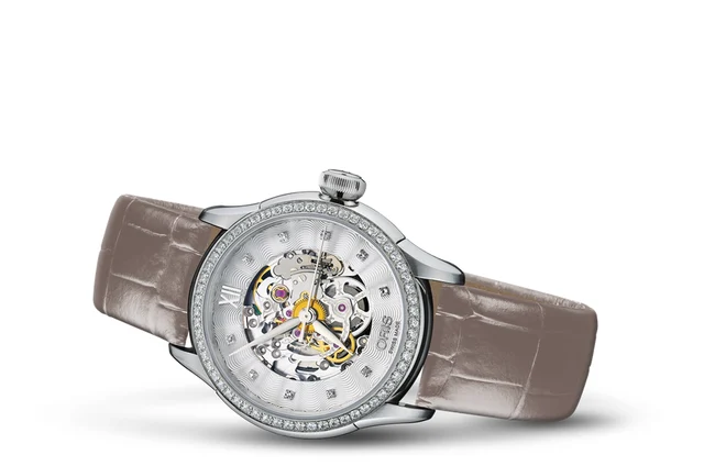 Oris Artelier Skeleton Diamonds 01 560 7604 4919-07 5 16 61FC kol saati