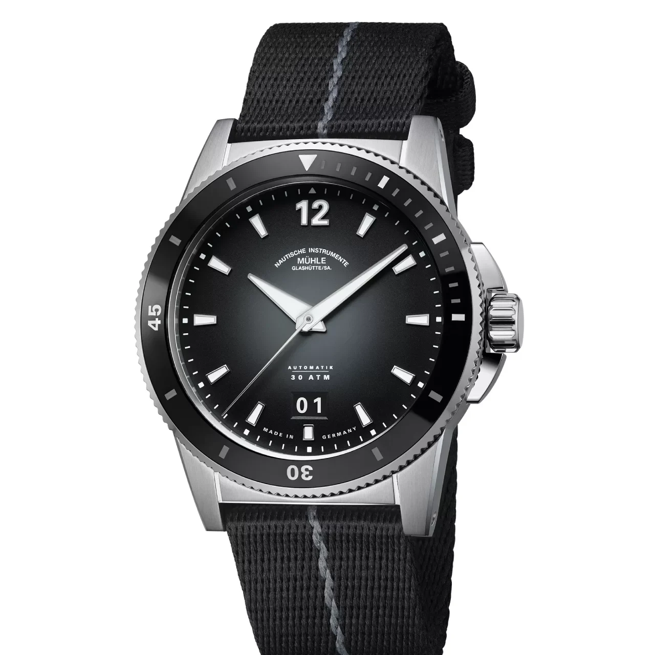 Muhle Glashutte MUHLE-M1-52-43-NB/LK/MB 43 mm kol saati