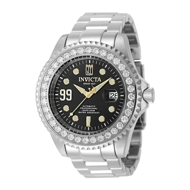 Invicta Stradore 3.6 CT LG Diamond Automatic Watch - 47mm, Steel (51312) kol saati