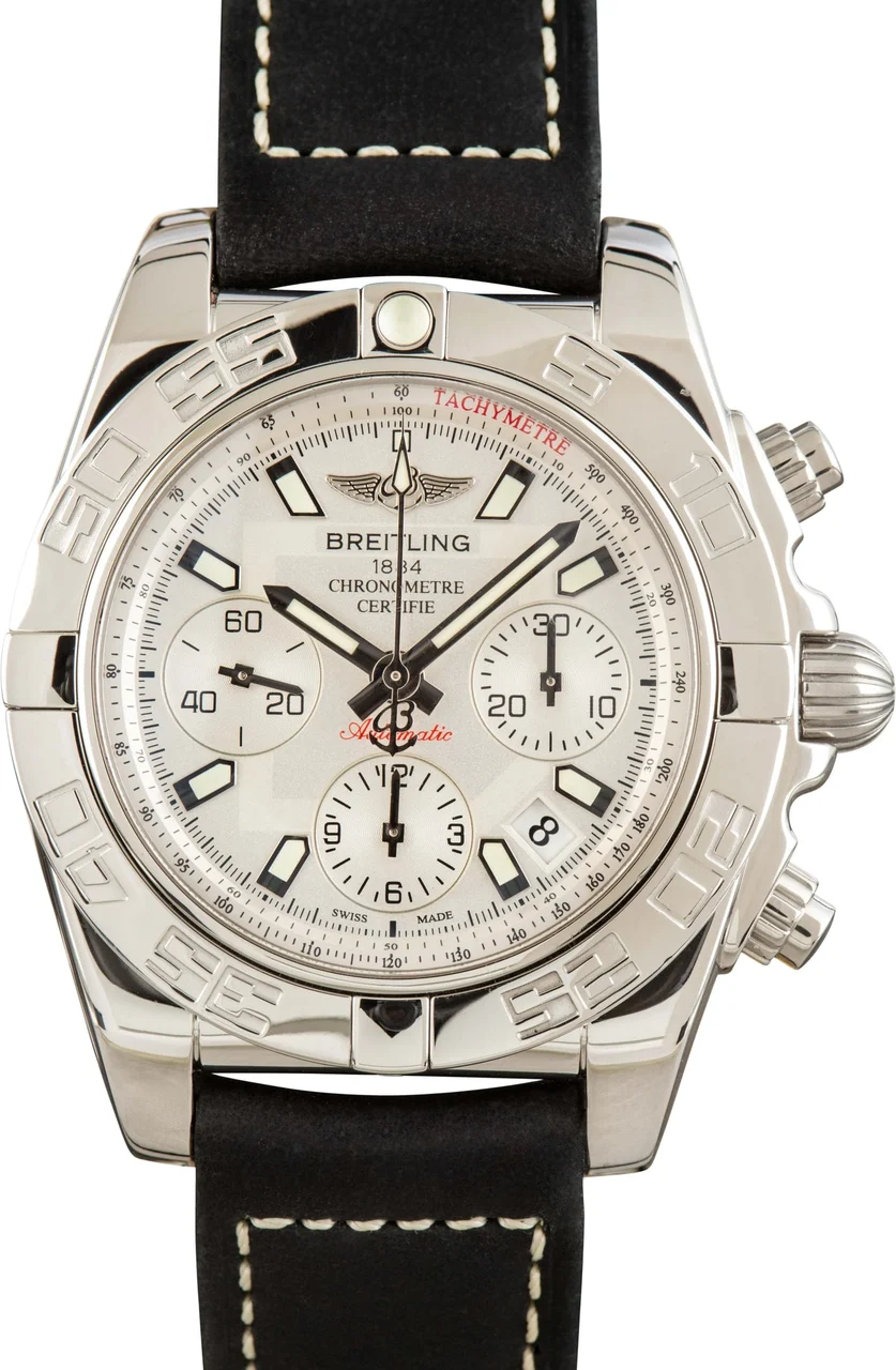 Breitling Chronomat 41 Silver Dial AB014012/G711 kol saati
