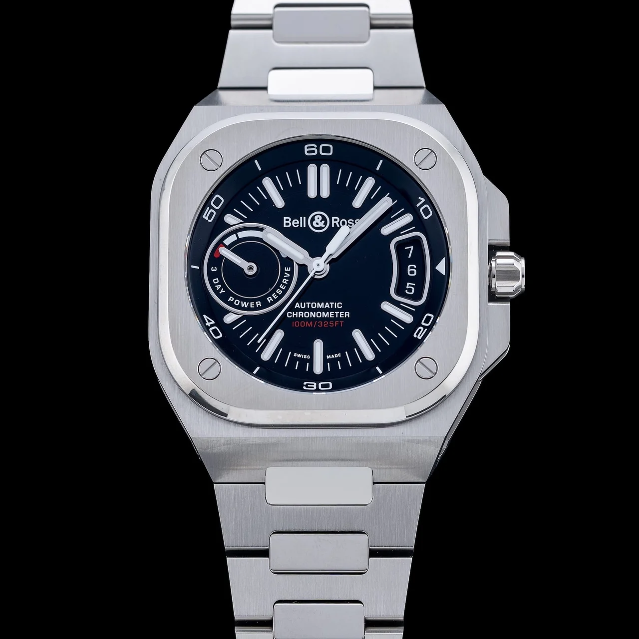 Bell & Ross Black on Bracelet BRX5R-BL-ST/SST NAP210009N3772 40 mm kol saati