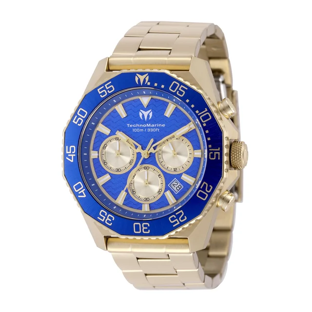 Technomarine Mare Vivo Watch - 44mm. Gold (TM-225085) kol saati