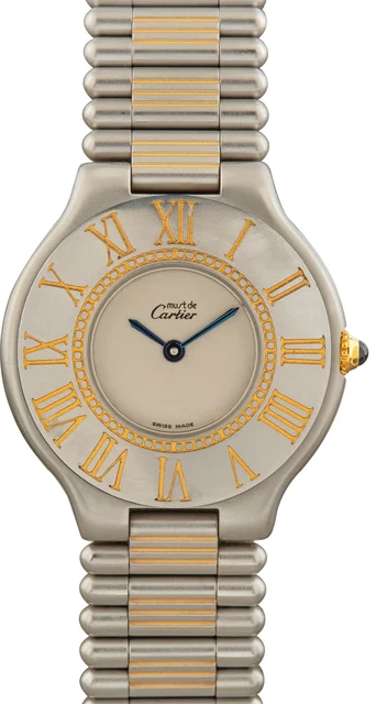 Cartier Must De 21 Ivory Dial Must 21 kol saati